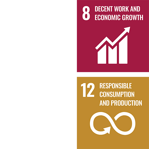 decent work and economic ; responsible consumption and production